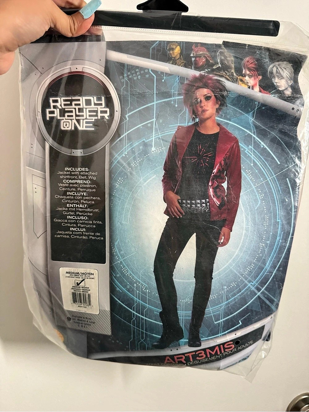 Rubie's Ready Player One Art3mis Costume Red & Black Women's Medium